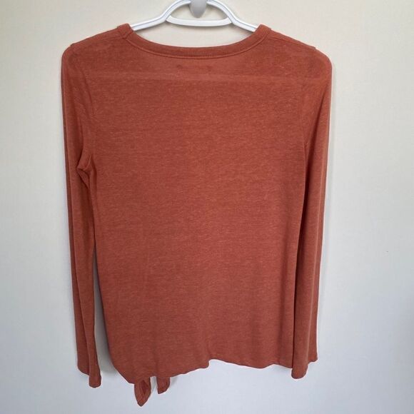 MADEWELL Soundcheck Side Tie Long Sleeve Top - Picture 6 of 9